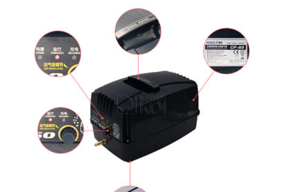 Máy Sủi Khí Tích Điện Hồ Koi Hailea CP 60