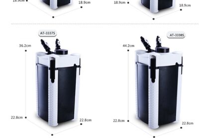 Lọc Ngoài Bể Cá Atman AT 3336S Cho Bể 60 – 150 L Nước